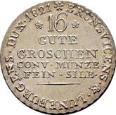 Reverse 16 Gute Groschen 1821
