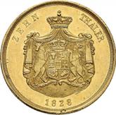 Reverse 10 Thaler 1828