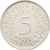 Obverse 5 Mark 1970 D