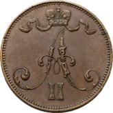 Obverse 5 Pennia 1872