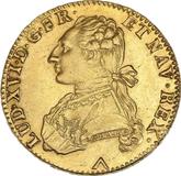 Obverse Double Louis d'Or 1778 W