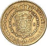 Reverse 2 Escudos 1808 Mo TH