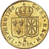 Reverse Louis d'Or 1786 K