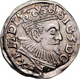 Obverse 3 Groszy (Trojak) 1597 IF Lublin Mint