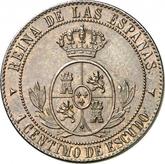 Reverse 1 Céntimo de escudo 1866