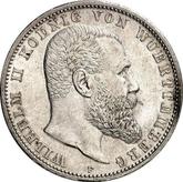 Obverse 5 Mark 1908 F Wurtenberg