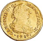Obverse 1 Escudo 1787 IJ