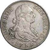 Obverse 8 Reales 1789 M MF