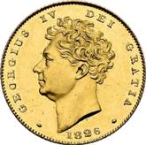 Obverse Half Sovereign 1826