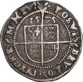 Reverse Threepence 1575 Third issues