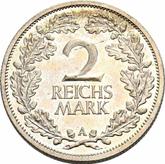 Reverse 2 Reichsmark 1925 A