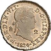 Obverse 2 Maravedís 1824