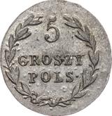 Reverse 5 Groszy 1818 IB