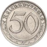 Obverse 50 Reichspfennig 1939 G