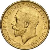 Obverse Sovereign 1911 M