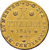 Reverse 10 Thaler 1814 MC