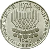 Obverse 5 Mark 1974 F Basic Law