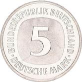 Obverse 5 Mark 1988 G