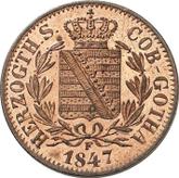 Obverse 2 Pfennig 1847 F