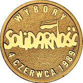 Reverse 25 Zlotych 2009 MW UW Elections of 4 June 1989