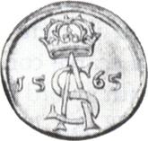 Obverse Double Denar 1565 Lithuania