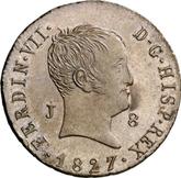 Obverse 8 Maravedís 1827 J