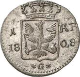 Reverse Kreuzer 1808 G Silesia