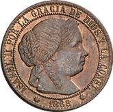 Obverse 1 Céntimo de escudo 1868 OM