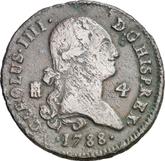 Obverse 4 Maravedís 1788