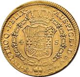 Reverse 4 Escudos 1812 Mo HJ