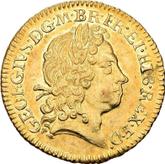 Obverse Half Guinea 1718 First laureated bust