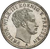 Obverse 1/6 Thaler 1837 A