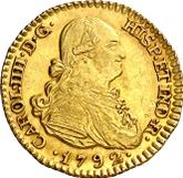 Obverse 1 Escudo 1792 M MF