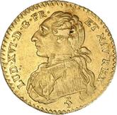 Obverse 1/2 Louis d'Or 1775 A