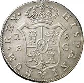 Reverse 8 Reales 1789 S C
