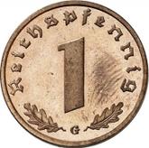 Obverse 1 Reichspfennig 1937 G