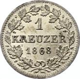 Reverse Kreuzer 1868