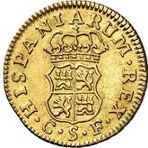 Reverse 1/2 Escudo 1770 S CF