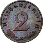 Obverse 2 Reichspfennig 1938 E
