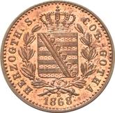 Obverse 1 Pfennig 1868 B