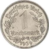 Obverse 1 Reichsmark 1939 B
