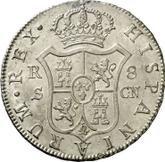 Reverse 8 Reales 1803 S CN