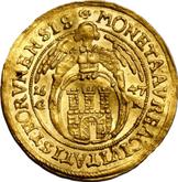 Reverse Ducat 1647 GR Torun