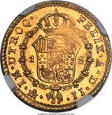 Reverse 1 Escudo 1820 Mo JJ