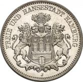 Obverse 2 Mark 1914 J Hamburg