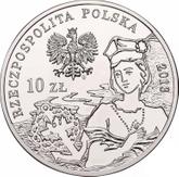 Obverse 10 Zlotych 2013 MW 150th Anniversary - January Revolt