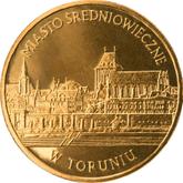 Reverse 2 Zlote 2007 MW AN Medieval Town of Torun
