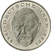 Obverse 2 Mark 1992 J Ludwig Erhard