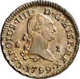 Obverse 1 Maravedí 1799