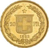 Reverse 20 Francs 1892 B